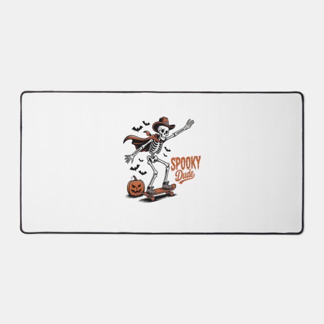 Spooky Dude Spooky Season Desk Mat (Front)