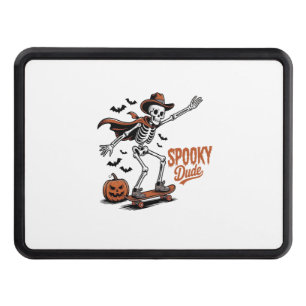 Spooky Dude Spooky Season Trailer Hitch Cover