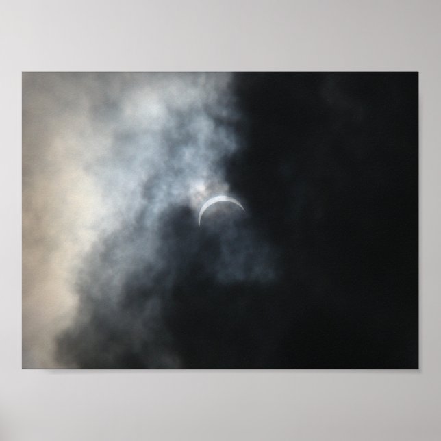 Spooky Eclipse Storm Clouds 2017 Poster (Front)