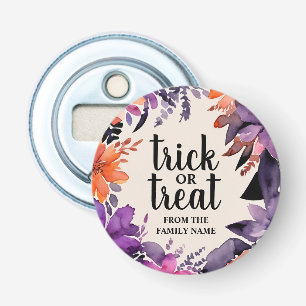 Spooky Elegance Halloween Floral Wreath Collection Bottle Opener