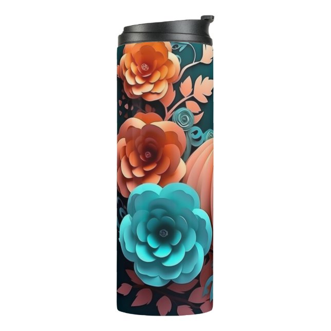 Spooky Elegance Thermal Tumbler (Rotated Left)