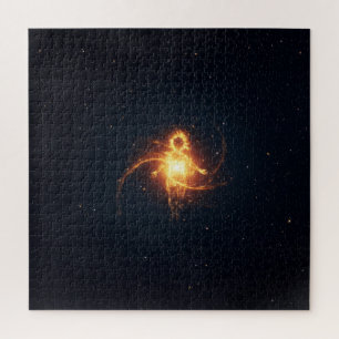 Spooky Energy Composite in Deep Dark Outer Space Jigsaw Puzzle