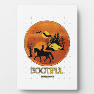 Spooky Equestrian Poster Plaque