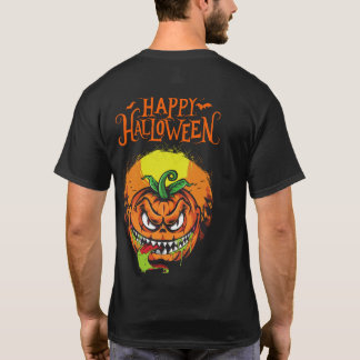 "Spooky Evil Pumpkin Halloween T-Shirt – Trick or