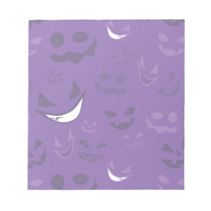 Spooky Faces Notepad