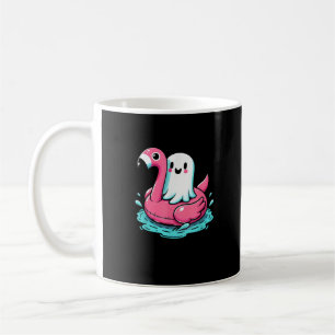 Spooky Flamingo Funny Spooky Summer Summerween Coffee Mug
