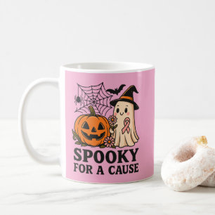 Spooky for a Cause – Cute Ghost Halloween Coffee Mug