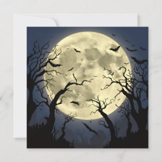Spooky Full Moon Invitation
