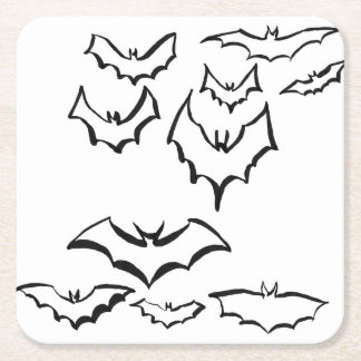Spooky Fun for Your Table Square Paper Coaster