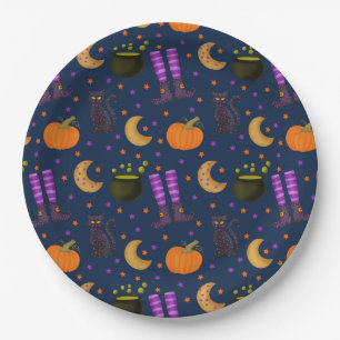 Spooky Fun Halloween Paper Plate