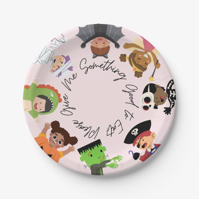 Spooky Fun Halloween Paper Plates, 7" Plate (Front)