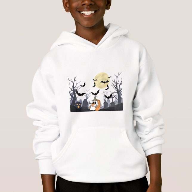 Spooky Fun Kids Halloween T-Shirt 🎃👻 (Front)