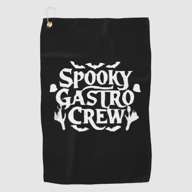 Spooky Gastro Crew Gastro Nurse Halloween Classic  Golf Towel (Front)
