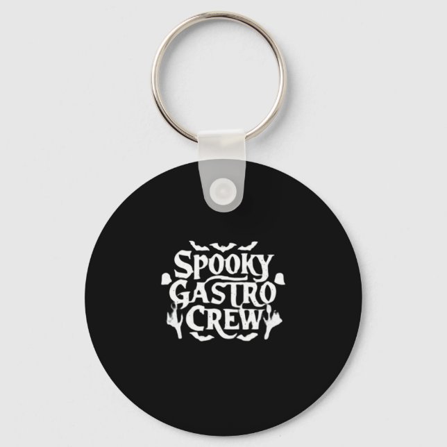 Spooky Gastro Crew Gastro Nurse Halloween Classic  Keychain (Front)