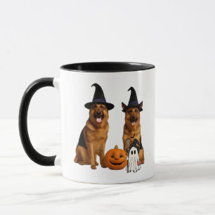 Spooky German Shepherd Halloween Mug