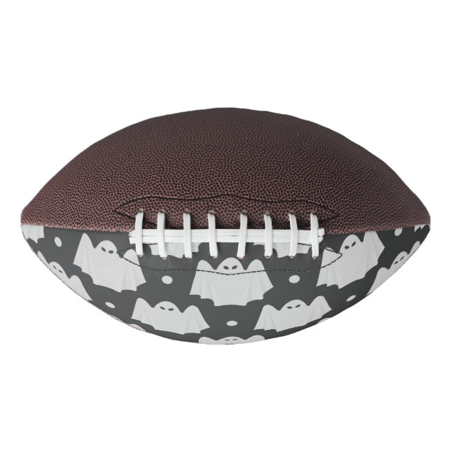 Spooky Ghost Halloween  Football (Front)