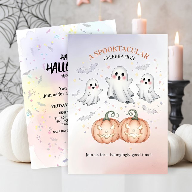 Spooky Ghost Halloween Invitation (Creator Uploaded)