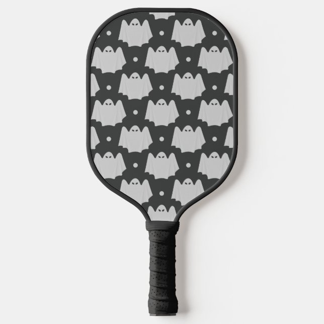 Spooky Ghost Halloween  Pickleball Paddle (Front)