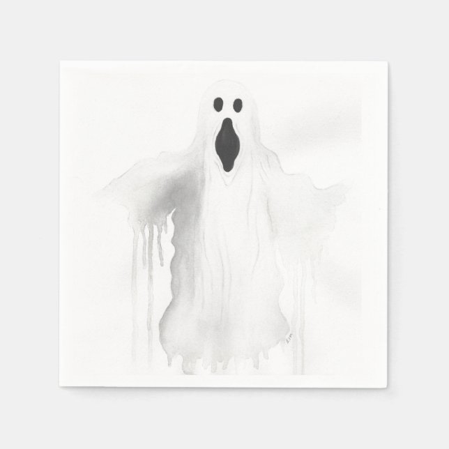 Spooky Ghost Napkin (Front)