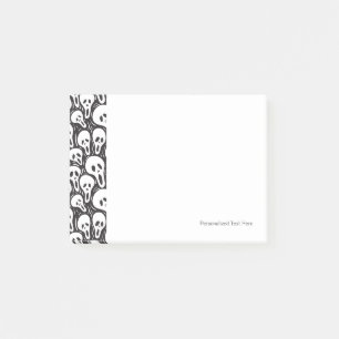 Spooky Ghost Pattern Post-it Notes