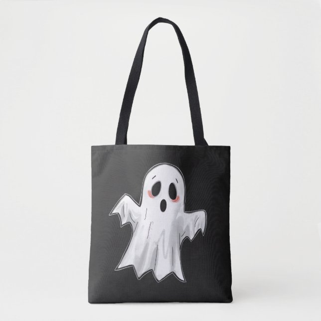 Spooky Ghost  Tote Bag (Front)