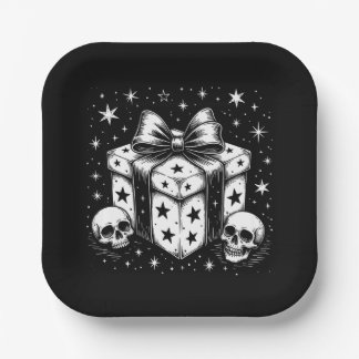 Spooky Gift Paper Plate