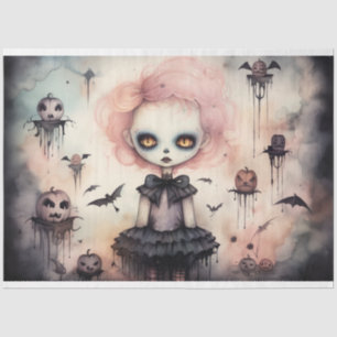 Spooky Girl 6 Decoupage Paper