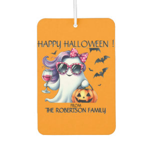 Spooky Girly Ghost Halloween Air Freshener