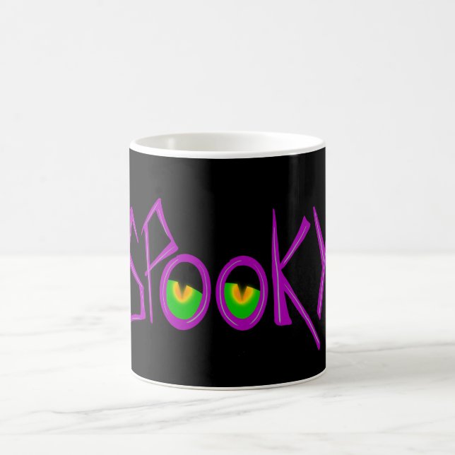 Spooky Glowing Eyeball Halloween Mug  (Center)