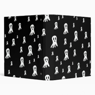 Spooky Gothic Ghost Illustration Binder
