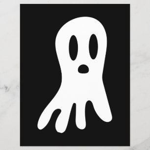 Spooky Gothic Ghost Illustration Flyer