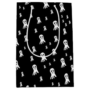 Spooky Gothic Ghost Illustration Medium Gift Bag