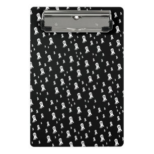 Spooky Gothic Ghost Illustration Mini Clipboard