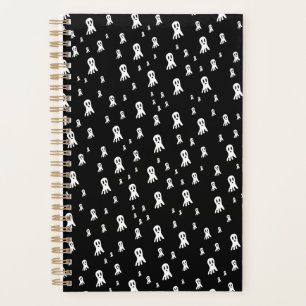 Spooky Gothic Ghost Illustration Planner