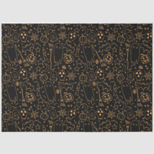 Spooky Gothic Halloween Decoupage Tissue Paper
