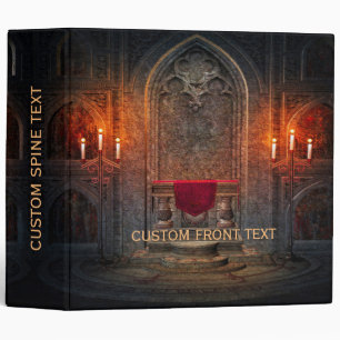 Spooky Gothic Interior Architecture 3 Binder