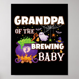 Spooky Grandpa Of Brewing Poster