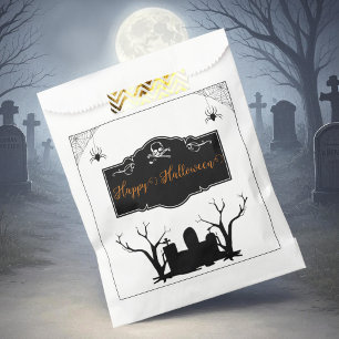 Spooky Graveyard Halloween Favour Bag