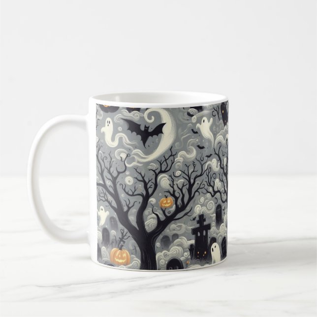  Spooky Graveyard Mug (Left)