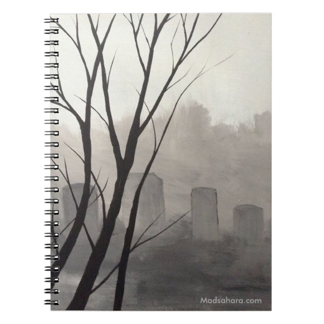 Spooky Graveyard Notebook (Front)
