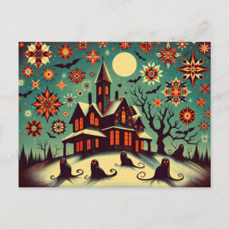 Spooky Greetings Postcard