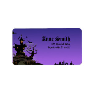 Spooky Halloween Address Labels