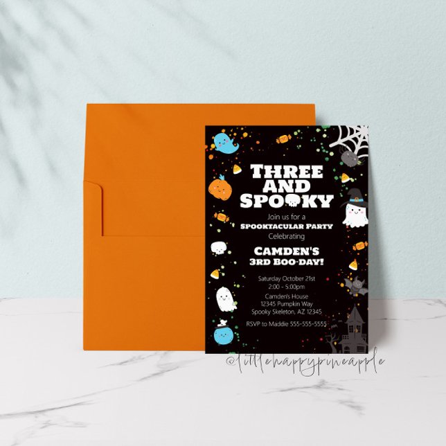 Spooky Halloween Birthday Invitation (Creator Uploaded)