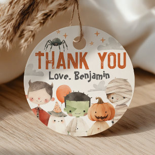 Spooky Halloween Birthday Party Favour Tags