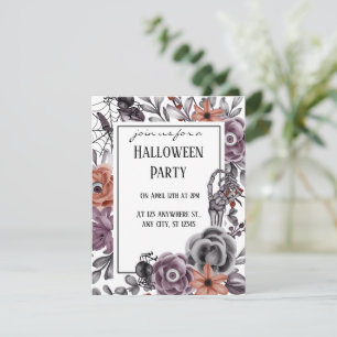 Spooky Halloween Birthday Party Holiday Card