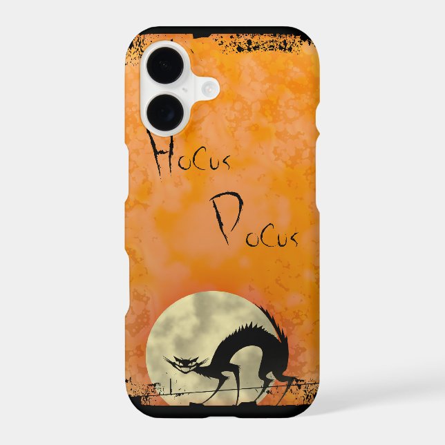 Spooky Halloween Black Cat (Back)
