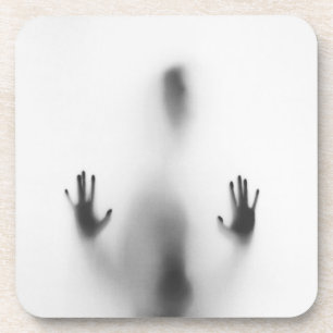 Spooky Halloween Body Shadow Coaster
