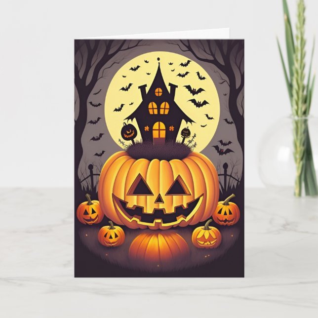 Spooky Halloween Card (Front)