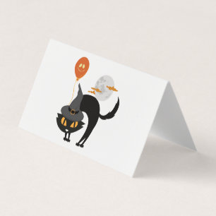 Spooky Halloween Cat              Business Card
