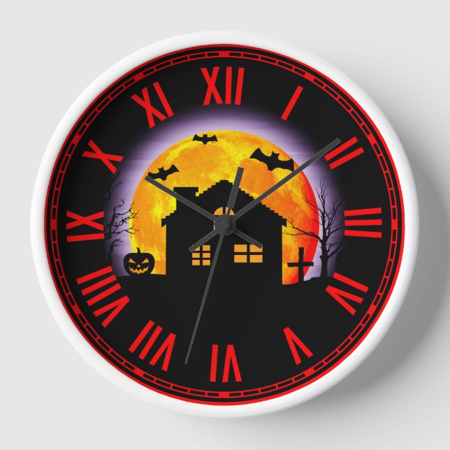 Spooky Halloween Clock (Front)
